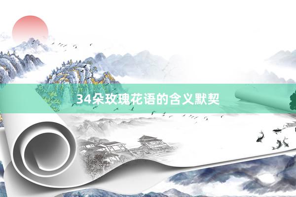 34朵玫瑰花语的含义默契